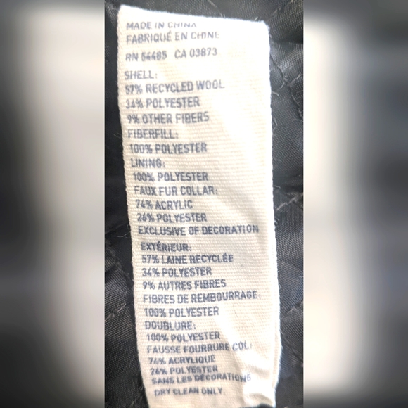 American Eagle Outfitters Women's Wool Blend Quilted Jacket - Picture 8 of 13